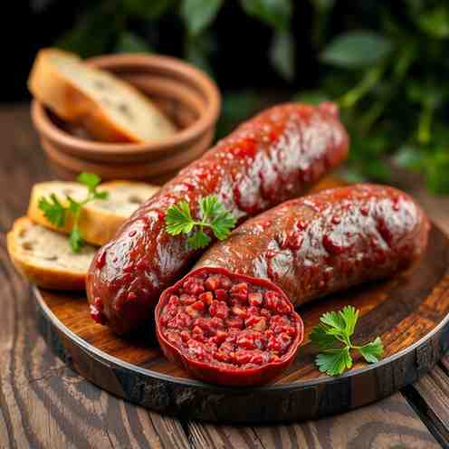 French Guiana Boudin Créole - Blood Sausage (Not Cajun)